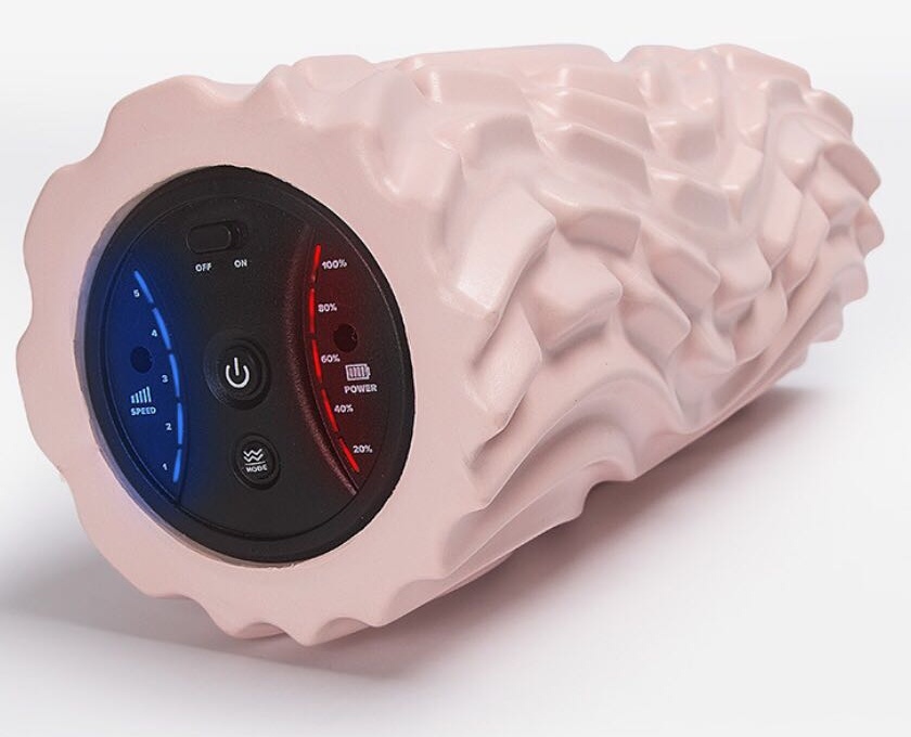 USB Electric Massage Yoga Massager Muscle Soreness Pain Relax Stovepipe Vibration Acupressure Massage Column Foam Roller Block - Image 3