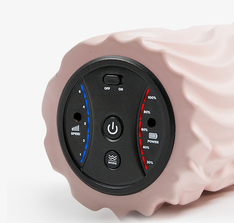 USB Electric Massage Yoga Massager Muscle Soreness Pain Relax Stovepipe Vibration Acupressure Massage Column Foam Roller Block - Image 9