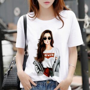 Character print T-shirt