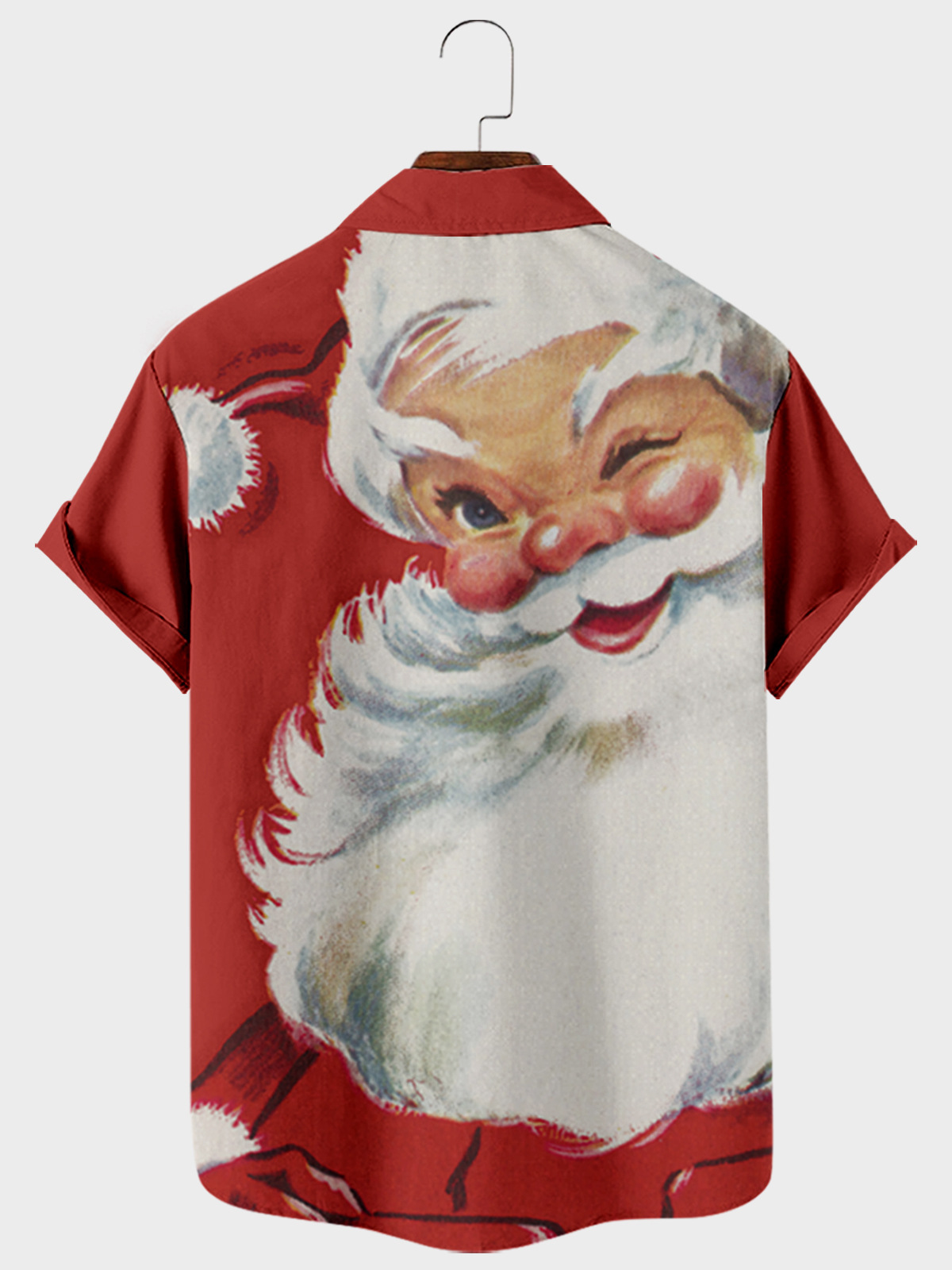 Santa Claus Digital Print Shirt - Image 2